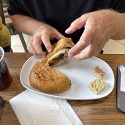 Frida's Cafe & Bakery - Steak Cheese & Portabella Panini