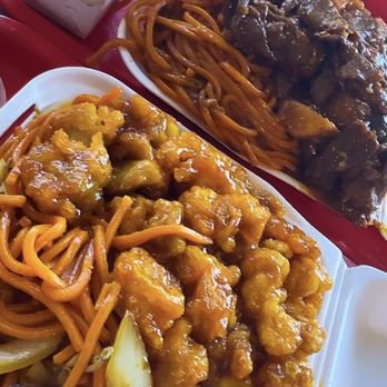 Hong Kong Express - Orange & beef and broccoli - Chinese Near Me - Orange, California