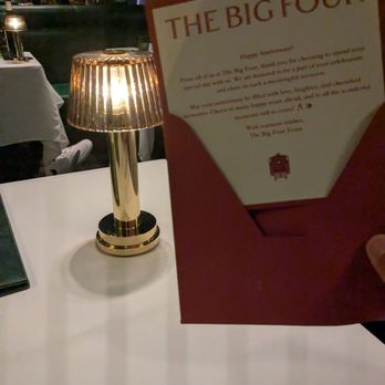 The Big Four - Happy anniversary, baby. I think Year 6 is either candy or bland macaroni & cheese. - American Near Me - San Francisco, California The Big Four - Happy anniversary, baby. I think Year 6 is either candy or bland macaroni & cheese. - American Near Me - San Francisco, California
