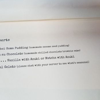Yakitori Hachibei - Dessert menu - Japanese Near Me - Honolulu, Hawaii Yakitori Hachibei - Dessert menu - Japanese Near Me - Honolulu, Hawaii