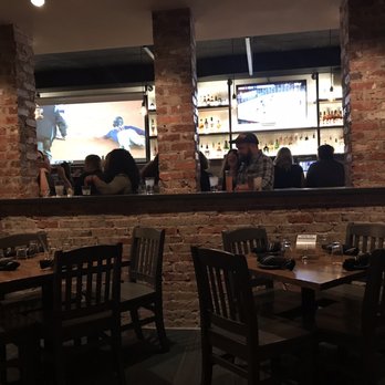 Social52 - Cool mix of wood and brick - New American Near Me - Richmond, Virginia