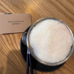 Summer peach bingsu Summer peach bingsu