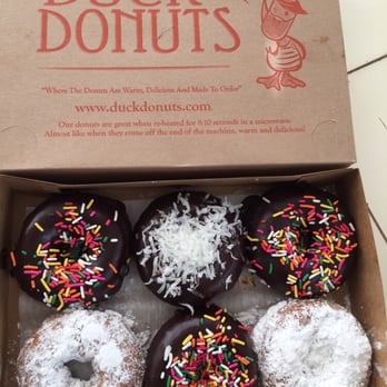Duck Donuts - YUM - our first batch of duck donuts ever - Donuts Near Me - Kill Devil Hills, North Carolina