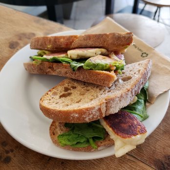 Bread and Milk - Halloumi sandwich - Coffee & Tea Near Me - Brighton, BNH