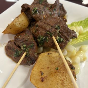 Emelina's 3 - Anticucho de corazon - Peruvian Near Me - San José, California Emelina's 3 - Anticucho de corazon - Peruvian Near Me - San José, California