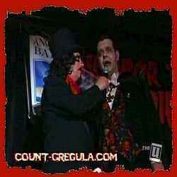 WCIU Channel 26 - Svengoolie interviewing Count Sam Gregula @ Flashback Weekend 2006 as seen on WCIU