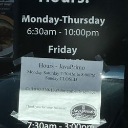 JavaPrimo Coffee House Cafe & More