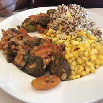 IKEA - Vegan meatballs, corn, and quinoa - Furniture Stores Near Me - Grand Prairie, Texas IKEA - Vegan meatballs, corn, and quinoa - Furniture Stores Near Me - Grand Prairie, Texas