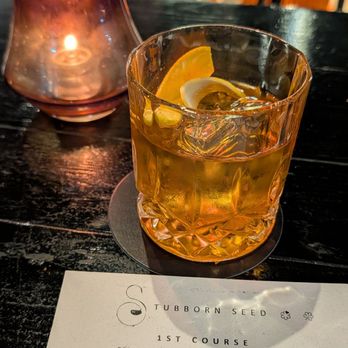 Stubborn Seed - Old fashioned - New American Near Me - Miami Beach, Florida