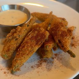 Fried okra Fried okra