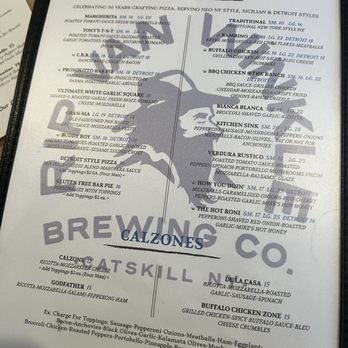 Rip Van Winkle Brewing Company - Menu - Pizza Near Me - Catskill, New York