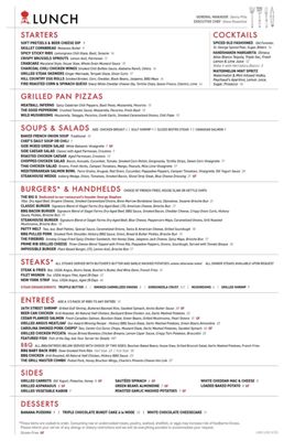 Menu photo 5 Weber Grill Restaurant Lombard, IL
