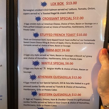 Nick's Family Diner - Breakfast specials menu - Diners Near Me - Orlando, Florida
