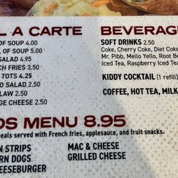 B & J Bar and Grill - Menu
