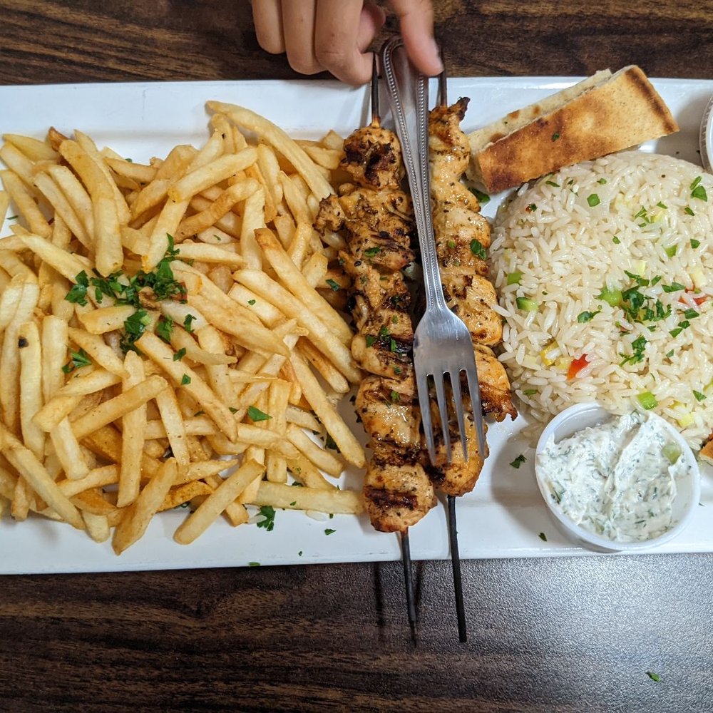 Grill & Chill Restaurant - Chicken kebab plate - Mediterranean Near Me - Lompoc, California Grill & Chill Restaurant - Chicken kebab plate - Mediterranean Near Me - Lompoc, California