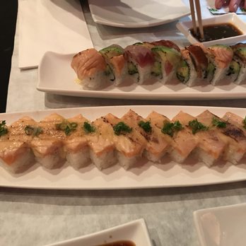 Shinobu Sushi - salmon aburi - Japanese Near Me - North York, Ontario