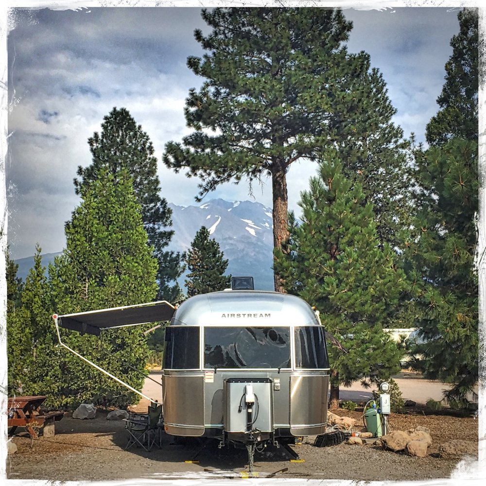 Friendly RV Park and Campground - View of Mt. Shasta from Friendly RV Park. - RV Parks Near Me - Weed, California