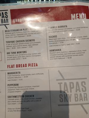 Menu photo 1 Tapas Sky Bar Denver, CO