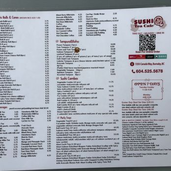 Sushi Q Tea Cafe - Menu - Japanese Near Me - Burnaby, British Columbia Sushi Q Tea Cafe - Menu - Japanese Near Me - Burnaby, British Columbia