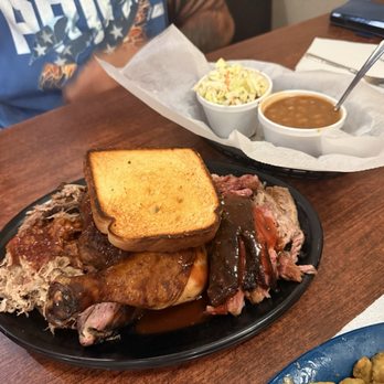 Brother's BBQ - 3 MEAT PLATE - Barbeque Near Me - Pensacola, Florida
