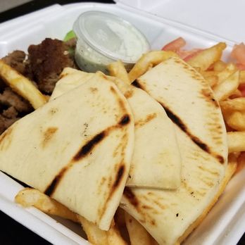 Green Corner Restaurant - Gyro Plate (Chicago Style). It comes with french fries! - Mediterranean Near Me - Mesa, Arizona