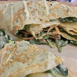 Crepe Time Cafe - Shrimp crepe