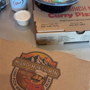 Mighty Munch Mtn Curry Pizza - Lunch special - Pizza Near Me - Camas, Washington