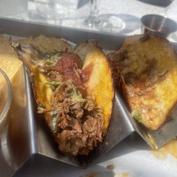 Ballast Point Brewing Long Beach - greasy tacos, greasy Rueban and small greasy hamburger. Mediocre service. It's order yourself no one is there to offer water or anything. - Breweries Near Me - Long Beach, California