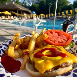 Lake Jeanette Swim & Tennis Club - Snack Bar Burger & Fries
