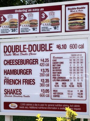 Menu photo 4 In-N-Out Burger Fresno, CA