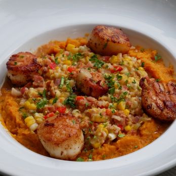 Greenhouse Cafe & Tavern - Blackened Seared Sea Scallops - Cafes Near Me - Burlington, Connecticut Greenhouse Cafe & Tavern - Blackened Seared Sea Scallops - Cafes Near Me - Burlington, Connecticut