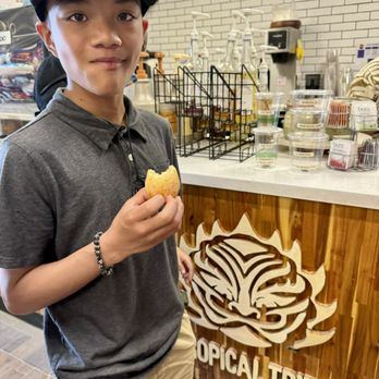 Tropical Tribe - Cheesy bread dripped with condensed milk - Acai Bowls Near Me - Honolulu, Hawaii Tropical Tribe - Cheesy bread dripped with condensed milk - Acai Bowls Near Me - Honolulu, Hawaii