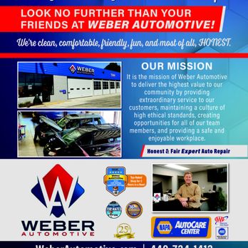 Weber Automotive - Auto Repair Near Me - North Olmsted, Ohio Weber Automotive - Auto Repair Near Me - North Olmsted, Ohio