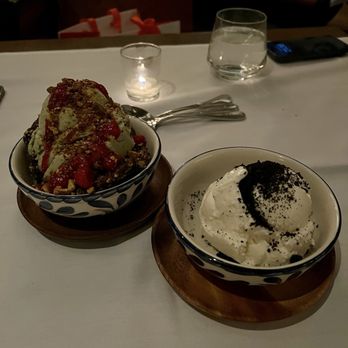 Quality Italian - Salty Pistachio Gelato & Oreo(?) gelato (Oreo on the house) - Italian Near Me - Denver, Colorado Quality Italian - Salty Pistachio Gelato & Oreo(?) gelato (Oreo on the house) - Italian Near Me - Denver, Colorado