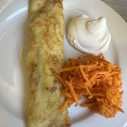 Ukrainian Sweet Cheese Crepes