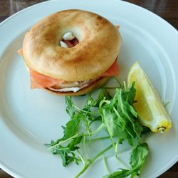 The Gathering Restaurant and Lounge - Smoked salmon and Philadelphia bagel