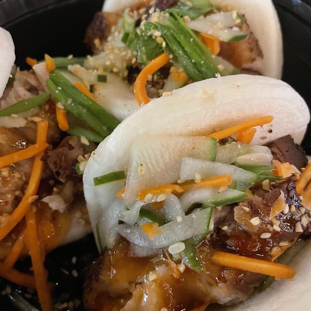Mercado District - Pork Belly Baos from Ronin Ramen noodles. Very good surprisingly. Had my share of baos all across the states. - Public Markets Near Me - McAllen, Texas Mercado District - Pork Belly Baos from Ronin Ramen noodles. Very good surprisingly. Had my share of baos all across the states. - Public Markets Near Me - McAllen, Texas