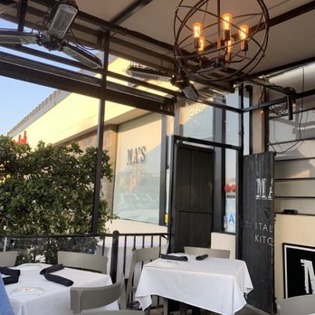 MA'S Italian Kitchen - Small outside patio. - Italian Near Me - Burbank, California MA'S Italian Kitchen - Small outside patio. - Italian Near Me - Burbank, California