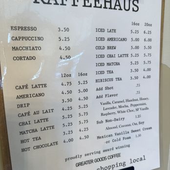 Kaffee Haus - Coffee & Tea Near Me - Fredericksburg, Texas Kaffee Haus - Coffee & Tea Near Me - Fredericksburg, Texas