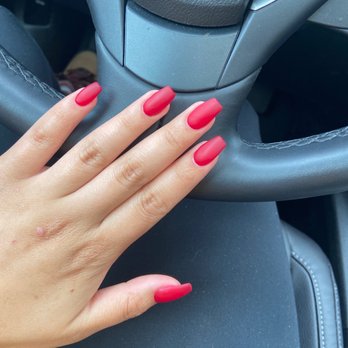 LV Nail & Spa - Acrylic fill in done by Lynn 1. - Nail Salons Near Me - East Hanover, New Jersey