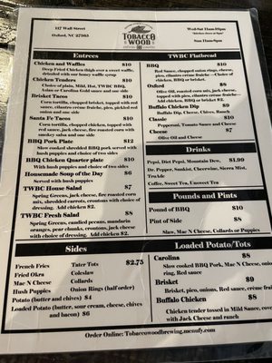 TOBACCO WOOD BREWING COMPANY - Updated May 2026 - 124 Photos & 84 Reviews -  117 Wall St, Oxford, North Carolina - Brewpubs - Restaurant Reviews - Phone  Number