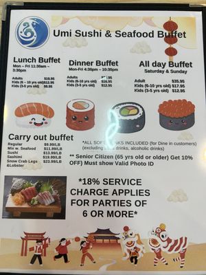 Menu photo 4 Umi Sushi & Seafood Buffet Buffalo, NY Menu photo 4 Umi Sushi & Seafood Buffet Buffalo, NY