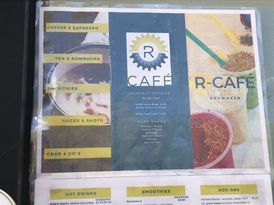 Menu photo 2 R-Cafe Delray Beach, FL