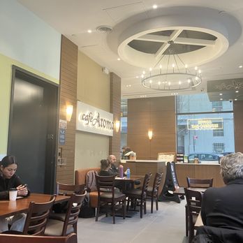 Cafe Aroma - Interior - Bakeries Near Me - New York, New York Cafe Aroma - Interior - Bakeries Near Me - New York, New York