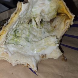 Black bean crunch wrap Black bean crunch wrap