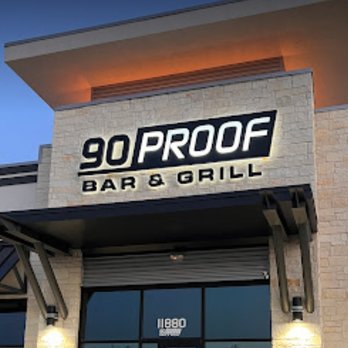 90 Proof Bar & Grill - the front of the building - Bars Near Me - San Antonio, Texas