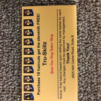 Tru-Skillz Barber Shop - You got this at the end of your visit - Barbers Near Me - Lawton, Oklahoma Tru-Skillz Barber Shop - You got this at the end of your visit - Barbers Near Me - Lawton, Oklahoma