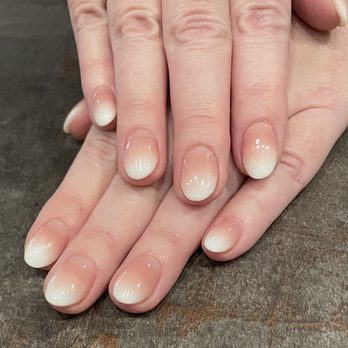 Nails 2000 Plus - Tap Gel, ombré. I personally love tap gel way better than acrylic and powder dip. Lasts 3 weeks easy and I'm a lab worker and candle maker. - Nail Salons Near Me - Carlsbad, California