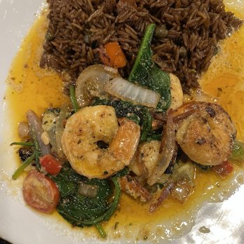 Orchid7 Fusion Bar & Grill - Grilled shrimp in creamy wine garlic sauce with black rice - Caribbean Near Me - Dedham, Massachusetts Orchid7 Fusion Bar & Grill - Grilled shrimp in creamy wine garlic sauce with black rice - Caribbean Near Me - Dedham, Massachusetts