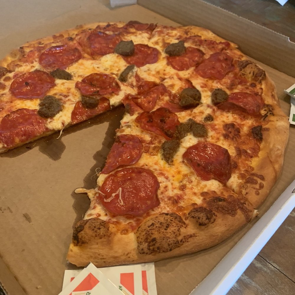 Lg pie - pepperoni and meatball Lg pie - pepperoni and meatball